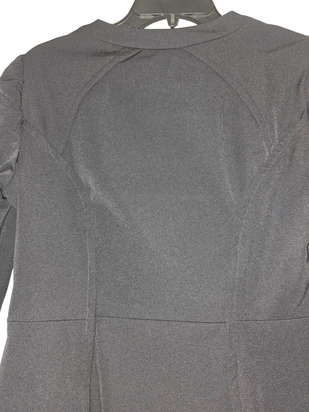 Milly Of New York Black Zip-Front Tailored Designer Jacket - Picture 12 of 13